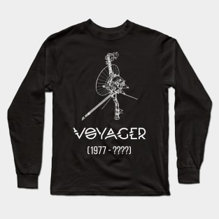 Voyager 1 | White Long Sleeve T-Shirt